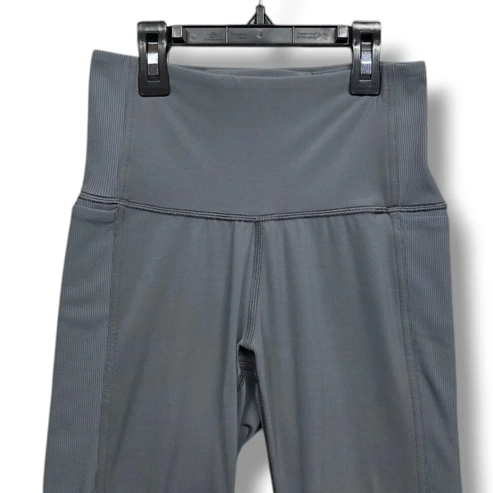Lululemon Wunder Under High Rise Rib Tight Womens 4 Steam Blue‎ Luxtreme W5BKRSZ